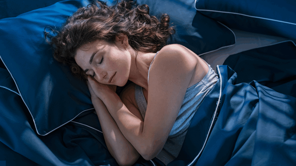 lady sleeping soundly